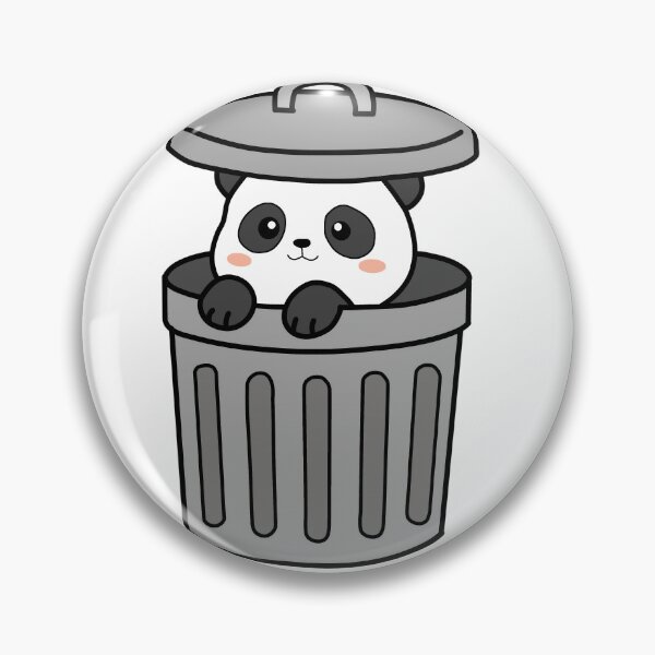 Item preview, Trash Can Panda - It's a Trash Can, Not a Trash Cannot | Cute Kawaii Panda designed and sold by JEVANStudio.