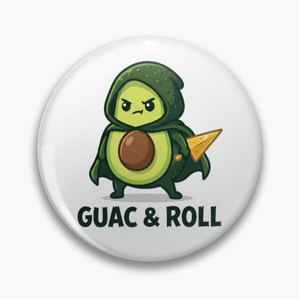 Item preview, Guac & Roll - Funny Avocado Music Pun & Foodie Humor designed and sold by IdentityinInk.