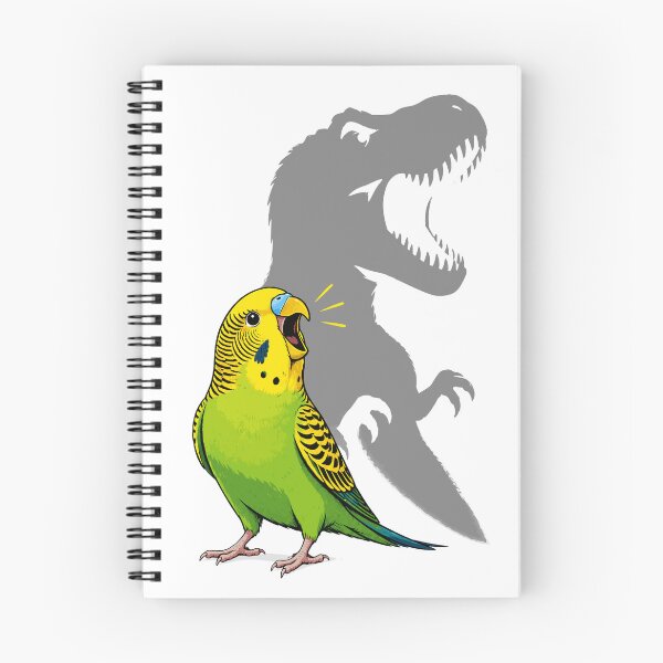 Item preview, T Rex Budgie Shadow Funny Parakeet Graphic designed and sold by JackCurtis1991.