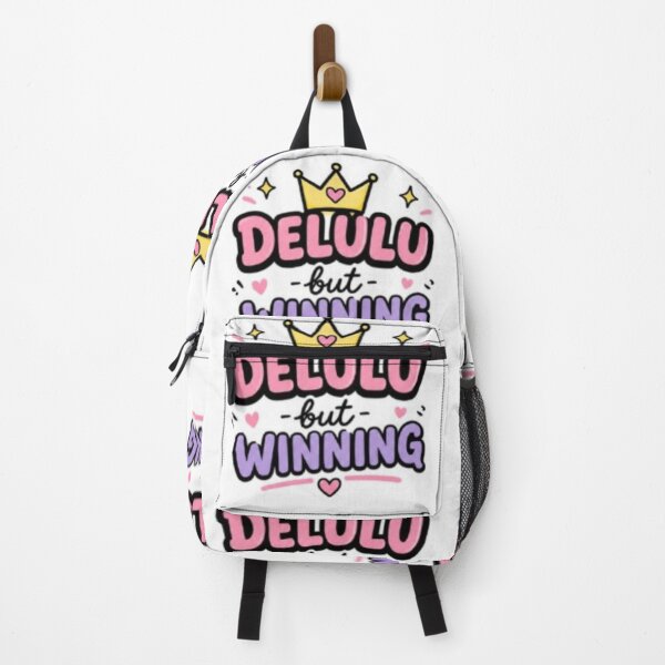 Item preview, Delulu But Winning – Funny Gen Z Confidence & Manifestation Sticker designed and sold by Jyotisima8929.