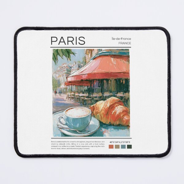 Item preview, Paris - France - Watercolor designed and sold by StudioRedKoala.