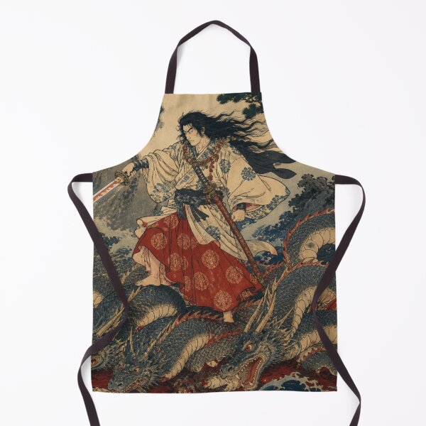 Item preview, Susanoo Storm God - Vintage Japanese Mythology Ukiyo-e Woodblock Art designed and sold by bapupa.