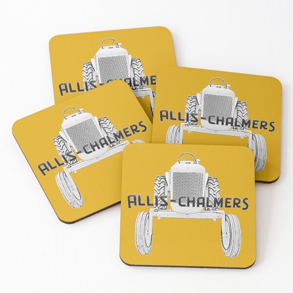 Item preview, Allis-Chalmers vintage tractor monochrome with name designed and sold by soitwouldseem.