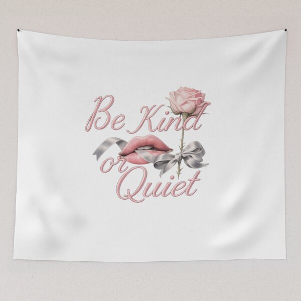 Item preview, Copy of Be Kind or Quiet Rose Lips Art designed and sold by Ahmedsyde.