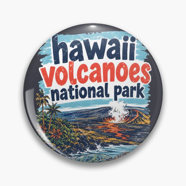 Item preview, Hawaii Volcanoes National Park Colorful Landscape Cute Hawk designed and sold by HowToCanadian.
