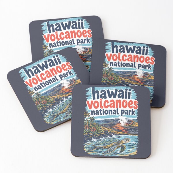Item preview, Hawaii Volcanoes National Park Colorful Landscape Cute Hawk designed and sold by HowToCanadian.