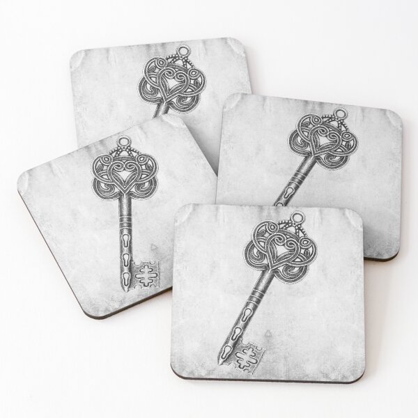 Item preview, Ornate Skeleton Key Celtic Heart Scrollwork Gothic designed and sold by Ghoul Enterprises.