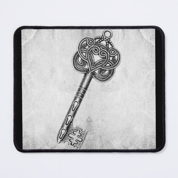 Item preview, Ornate Skeleton Key Celtic Heart Scrollwork Gothic designed and sold by Ghoul Enterprises.