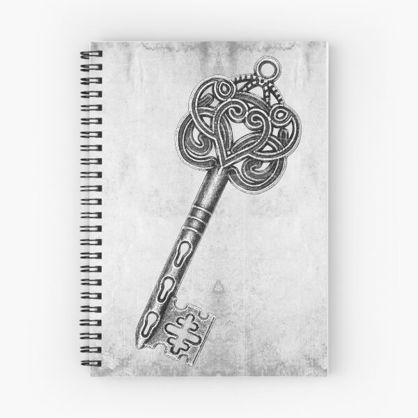 Item preview, Ornate Skeleton Key Celtic Heart Scrollwork Gothic designed and sold by Ghoul Enterprises.