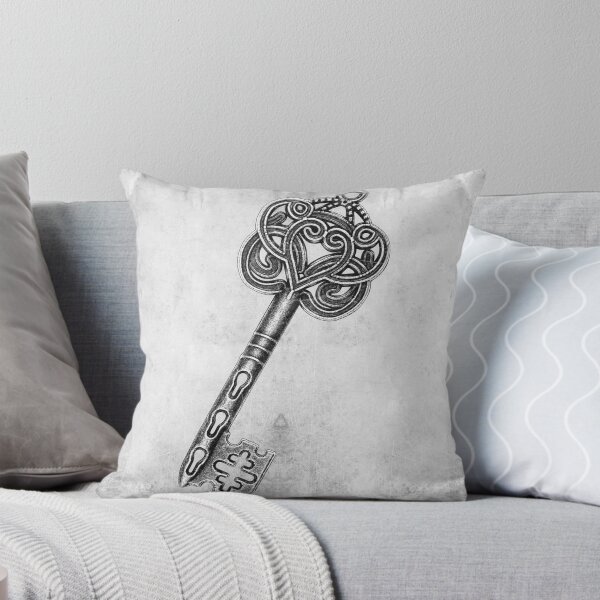 Item preview, Ornate Skeleton Key Celtic Heart Scrollwork Gothic designed and sold by Ghoul Enterprises.