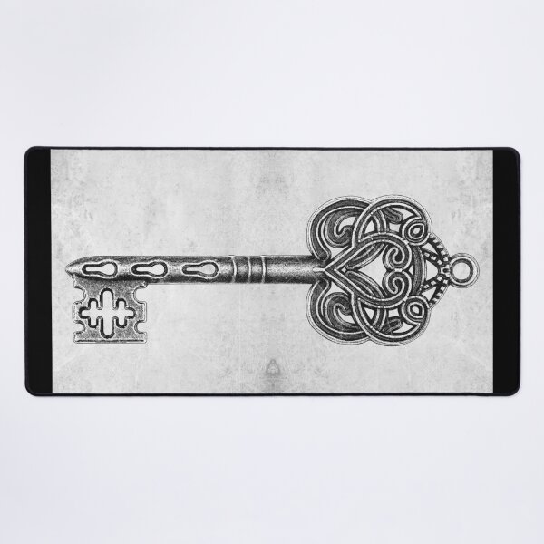 Item preview, Ornate Skeleton Key Celtic Heart Scrollwork Gothic designed and sold by Ghoul Enterprises.