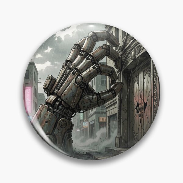 Item preview, Rise of the Iron Hand: A blend of urban decay, sci-fi vision, and mechanical future power. designed and sold by FotoworldEdel.