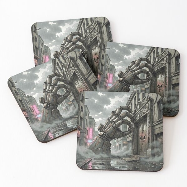 Item preview, Rise of the Iron Hand: A blend of urban decay, sci-fi vision, and mechanical future power. designed and sold by FotoworldEdel.
