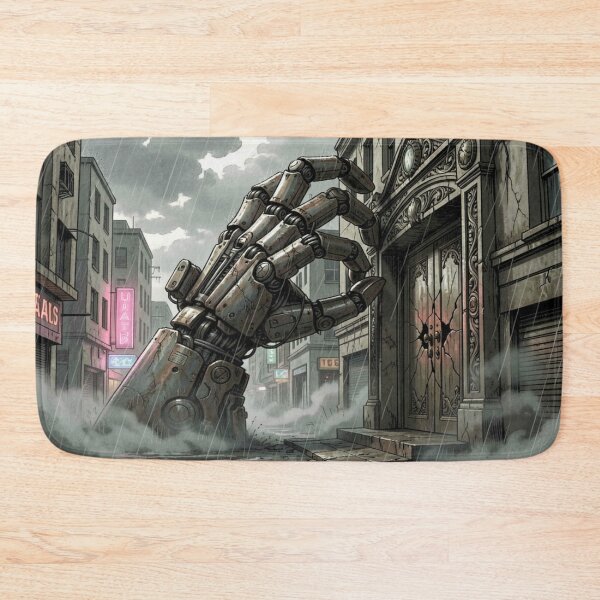 Item preview, Rise of the Iron Hand: A blend of urban decay, sci-fi vision, and mechanical future power. designed and sold by FotoworldEdel.