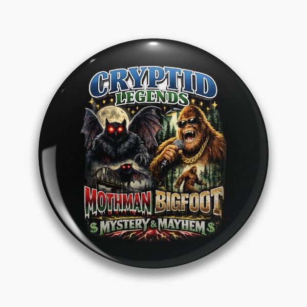 Item preview, Mothman vs Bigfoot Rap Battle showdown  designed and sold by SidTastic .