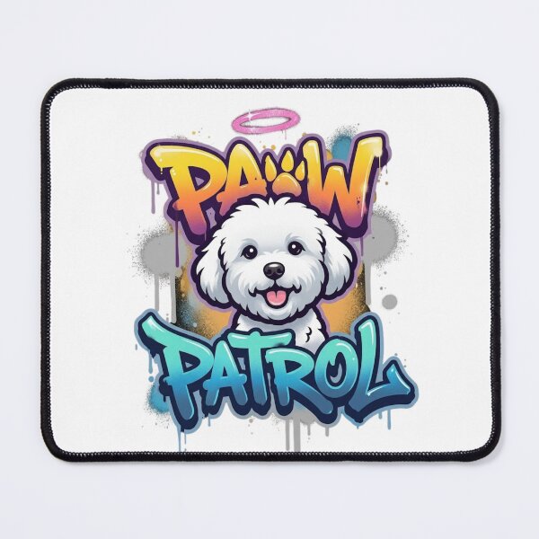 Item preview, Paw Patrol Graffiti Street Art White Puppy designed and sold by GiggleInkTees.