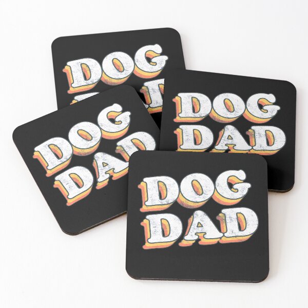 Item preview, Dog Dad Retro Vintage 70s Style Text designed and sold by OlyvieArt.