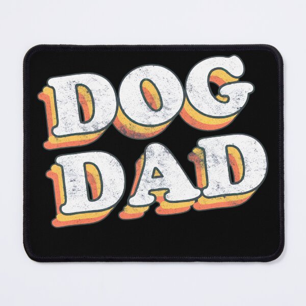 Item preview, Dog Dad Retro Vintage 70s Style Text designed and sold by OlyvieArt.