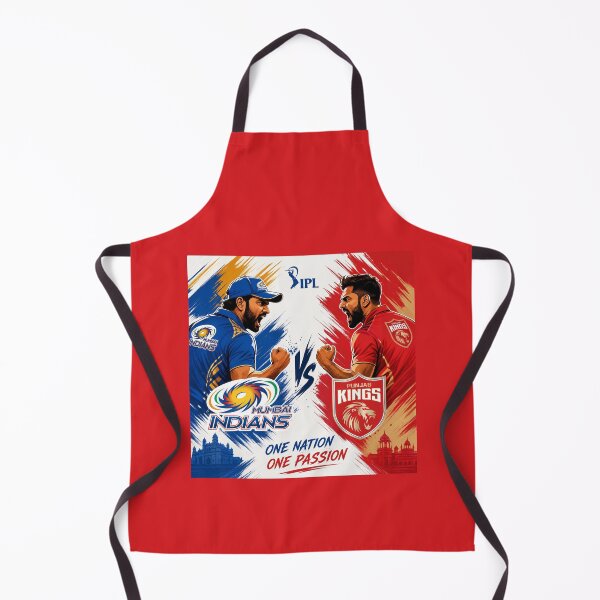 Item preview, Mumbai vs Punjab – One Passion IPL Rivalry T-Shirt designed and sold by Crick-Art.
