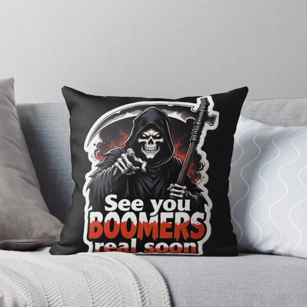 Item preview, Grim Reaper See You Boomers Real Soon designed and sold by Kirrindy Designs.