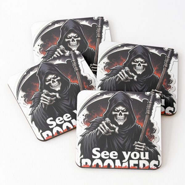 Item preview, Grim Reaper See You Boomers Real Soon designed and sold by Kirrindy Designs.