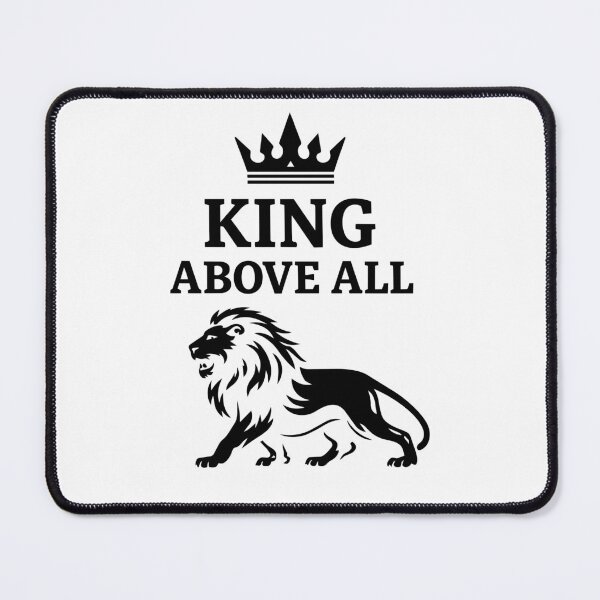 Item preview, King Above All Christian Lion designed and sold by crouchingpixel.
