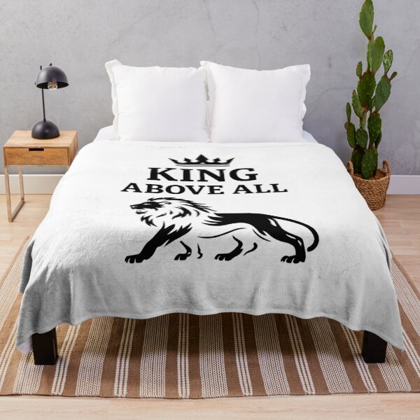 Item preview, King Above All Christian Lion designed and sold by crouchingpixel.