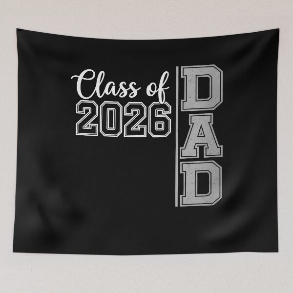 Aperçu de l'œuvre Proud Dad of a Class of 2026 Graduate – Senior 2026 Design créée et vendue par viectory.