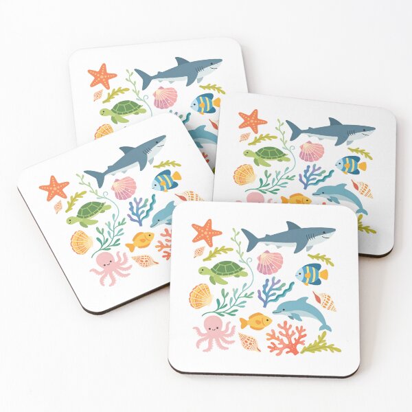 Item preview, Sea Animal pattern designed and sold by Andrea Kreates.