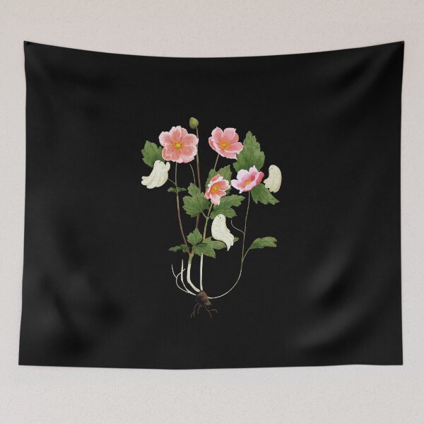 Item preview, Copy of Anemone Flower Ghosts (pink) designed and sold by katherineblower.