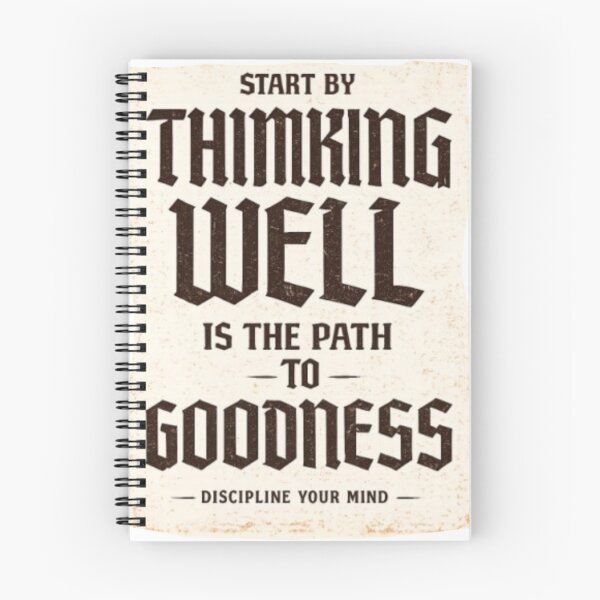 Item preview, Thinking well is the path to Goodness Vintage Gothic T-shirt designed and sold by Obiechefu.