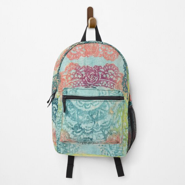 Item preview, Playful Vintage Mandala — Turquoise & Brights Repeat designed and sold by Jandedan.