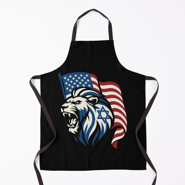 Item preview, USA Israel Lion Flag Symbol designed and sold by crouchingpixel.