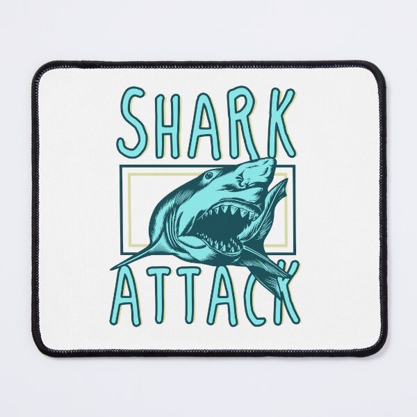 Item preview, Shark Attack Vintage Ocean Predator Design designed and sold by EichStore.