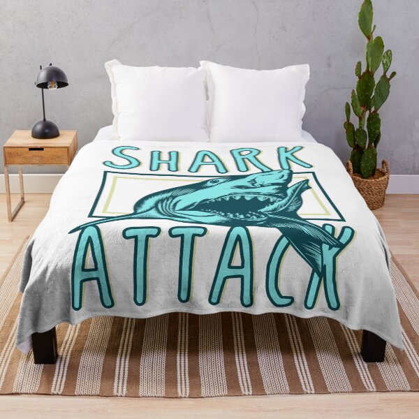 Item preview, Shark Attack Vintage Ocean Predator Design designed and sold by EichStore.