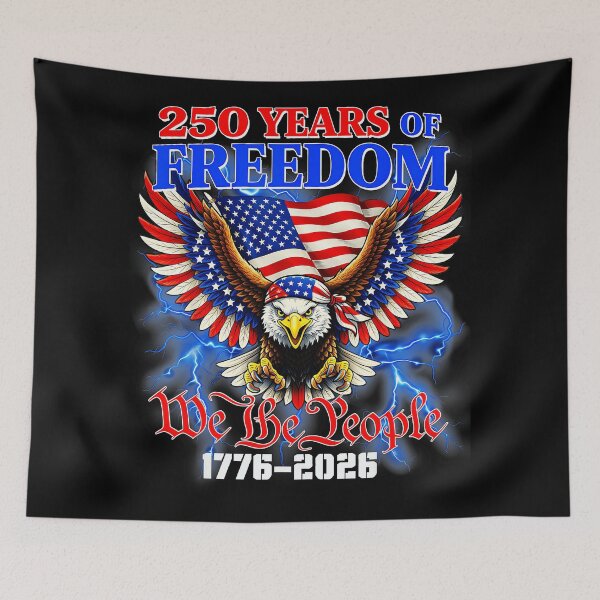 Item preview, 250 Years Of Freedom We The People 1776-2026 American Patriotism History designed and sold by QuentinHarrow.