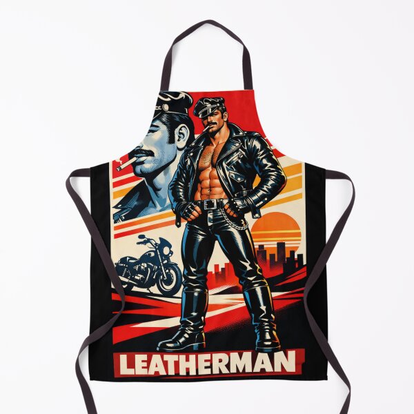 Item preview, Gay Leather Daddy Biker Rough Rider Poster Leder Pride Graphic Design designed and sold by ItsAKinkThing.