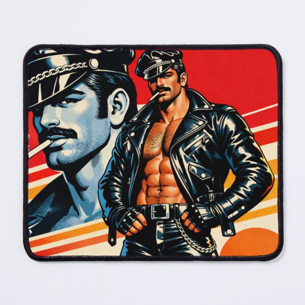 Item preview, Gay Leather Daddy Biker Rough Rider Poster Leder Pride Graphic Design designed and sold by ItsAKinkThing.