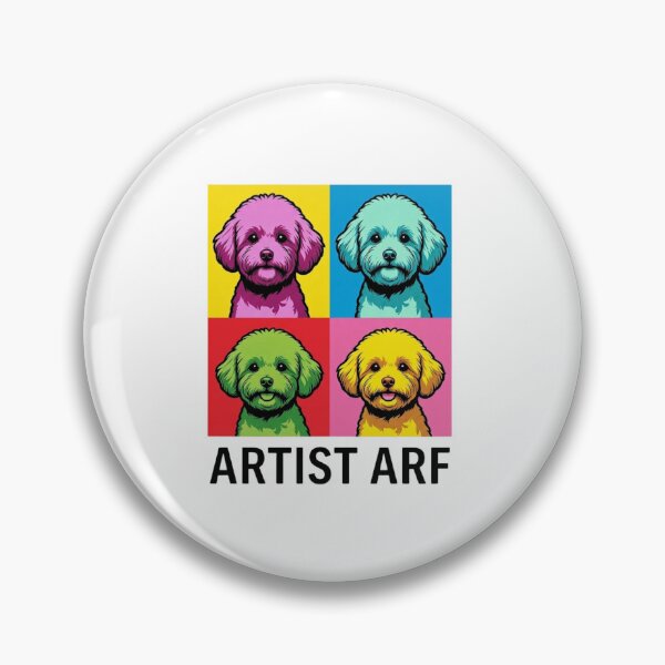 Item preview, Artist Arf Colorful Pop Art Poodle Pattern designed and sold by GiggleInkTees.