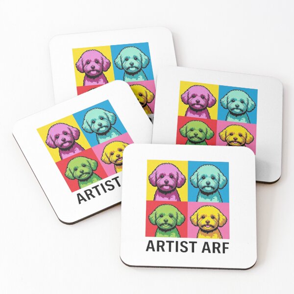 Item preview, Artist Arf Colorful Pop Art Poodle Pattern designed and sold by GiggleInkTees.