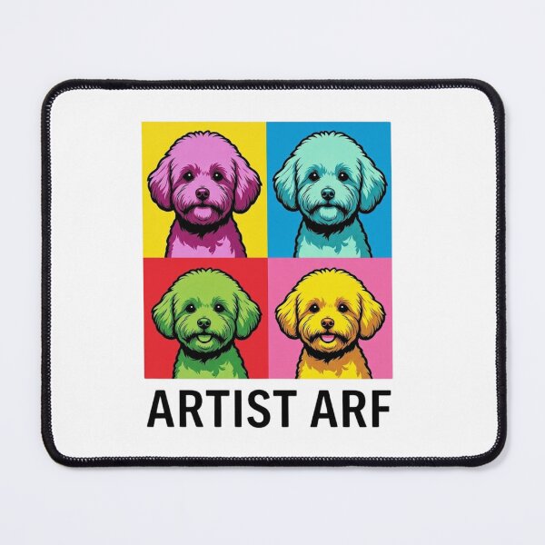 Item preview, Artist Arf Colorful Pop Art Poodle Pattern designed and sold by GiggleInkTees.
