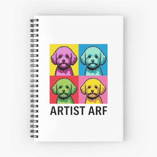 Item preview, Artist Arf Colorful Pop Art Poodle Pattern designed and sold by GiggleInkTees.
