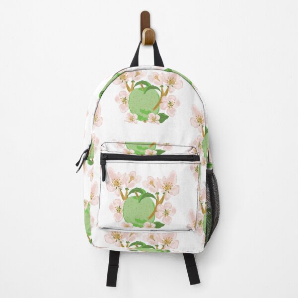 Item preview, Green Apple with Blossom Flowers – Soft Spring Aesthetic Illustration designed and sold by olenapetol.