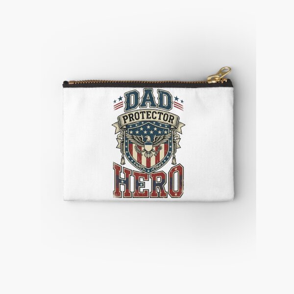 Item preview, Dad Protector Hero – Patriotic Father’s Day Design designed and sold by PlumArtDesign.