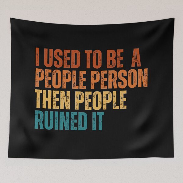 Item preview, I Used to Be a People Person designed and sold by Dondonmart.