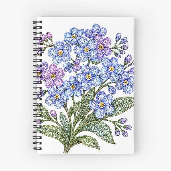 Item preview, Forget-Me-Nots designed and sold by PaintedbyCarol.