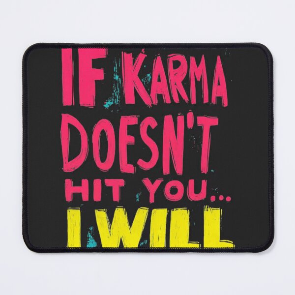 Item preview, Karma Warning designed and sold by abrahimdiaz.