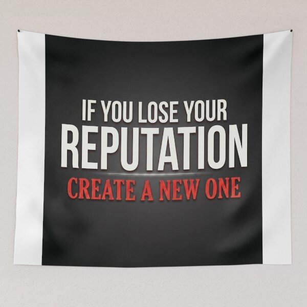 Item preview, if you lose your reputation create a new one designed and sold by Fox Chase Studio.