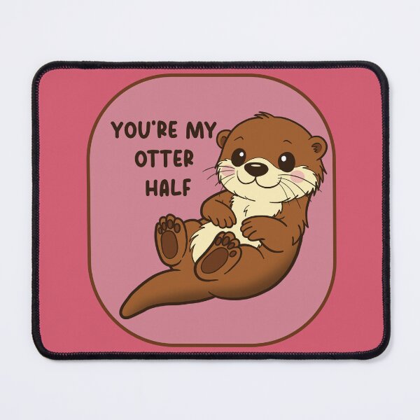 Item preview, You're My Otter Half designed and sold by LibbyMadeAThing.