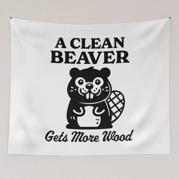 Item preview, A clean beaver gets more wood designed and sold by PaulSDesign.